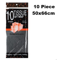 Tissue Paper - pack of 10's - Black